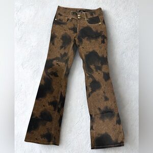 Forever 21 animal print jeans